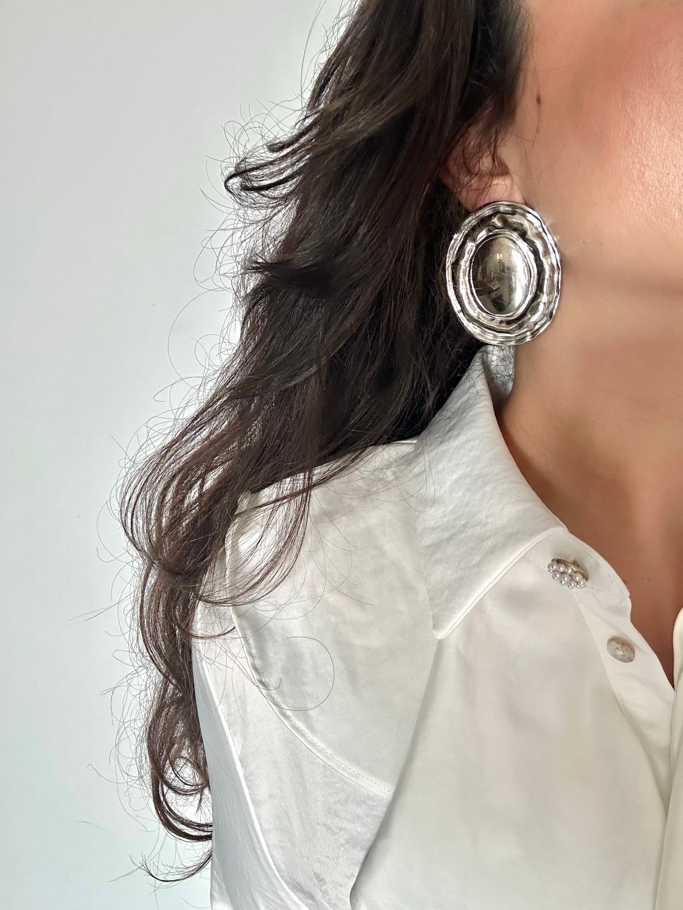 Boucles d’oreilles Silver Plate