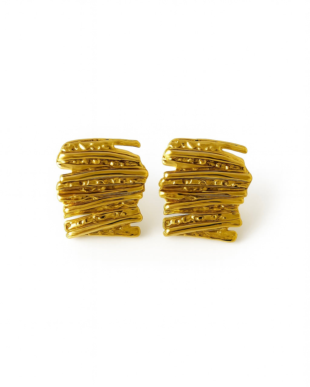 Boucles d'oreilles Golden Wall