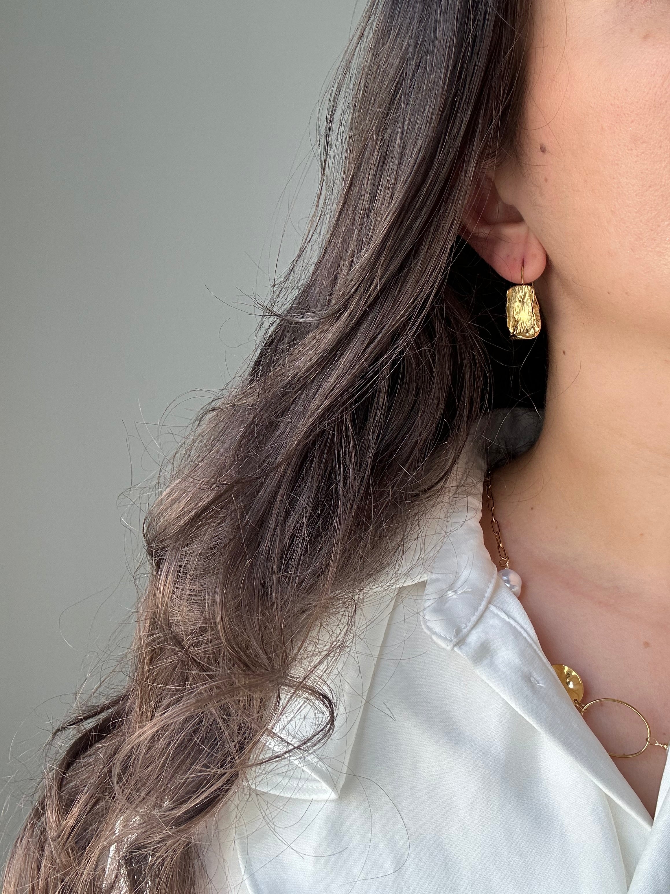 Boucles d’oreilles Gold Leaf