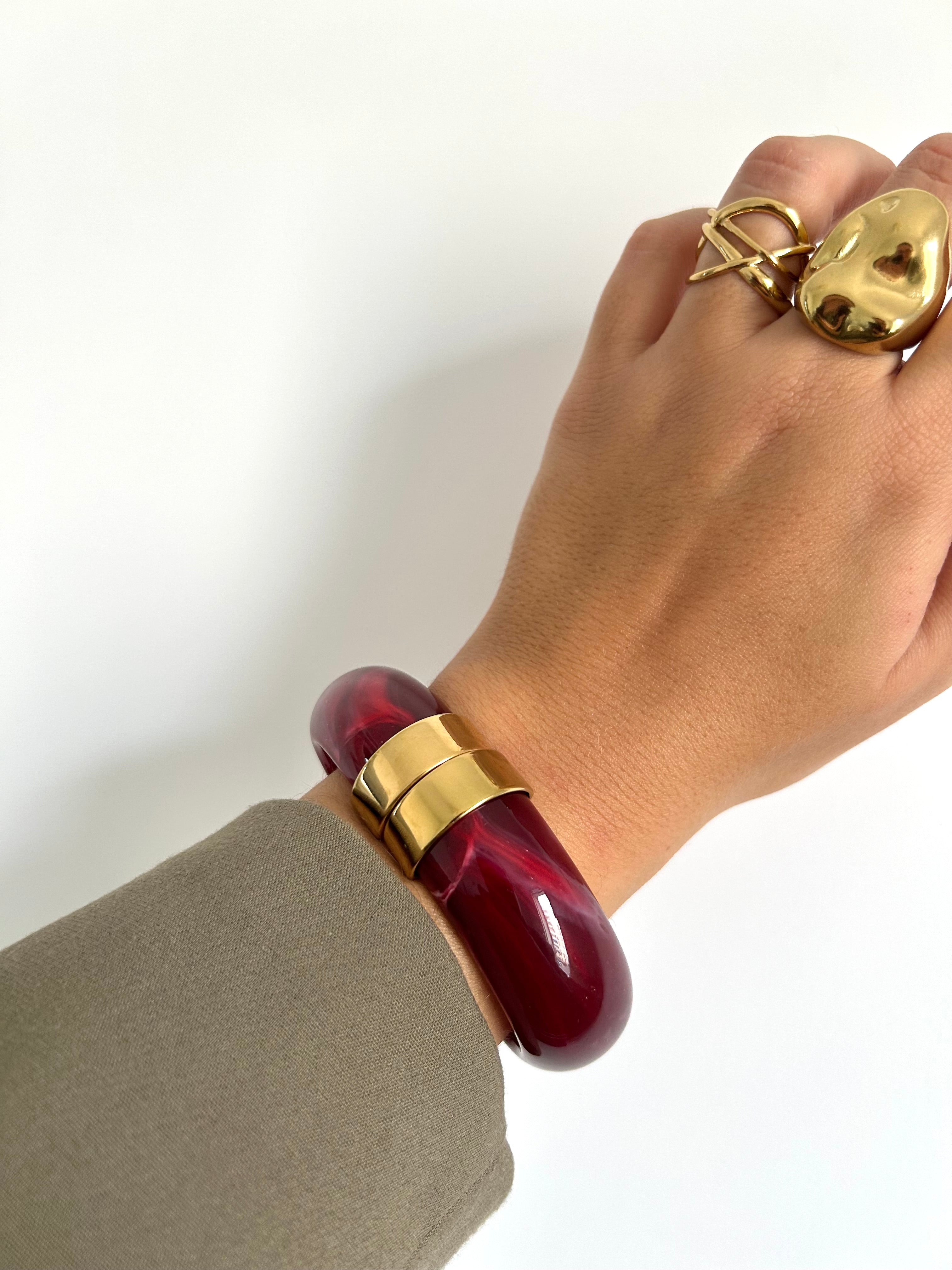 Bracelet Athéna - Rouge